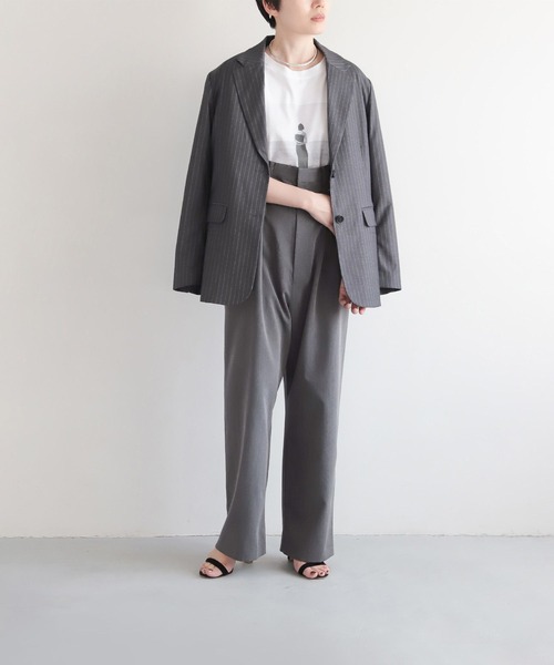 LEPSIM（レプシィム）の「【FOR I SERIES】サスペンダーパンツ　964334（その他パンツ・レディース・グレー/ブラック・FREE）」の13枚目の写真