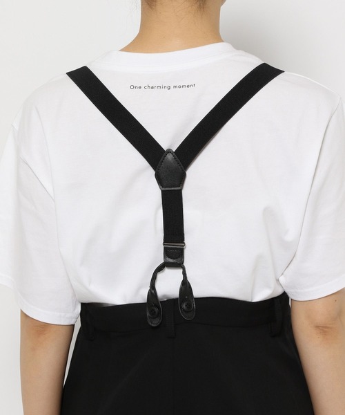 LEPSIM（レプシィム）の「【FOR I SERIES】サスペンダーパンツ　964334（その他パンツ・レディース・グレー/ブラック・FREE）」の21枚目の写真