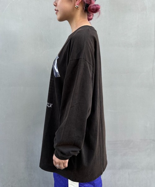 CIAOPANIC（チャオパニック）の「ヴィンテージ加工ロックロンT（T