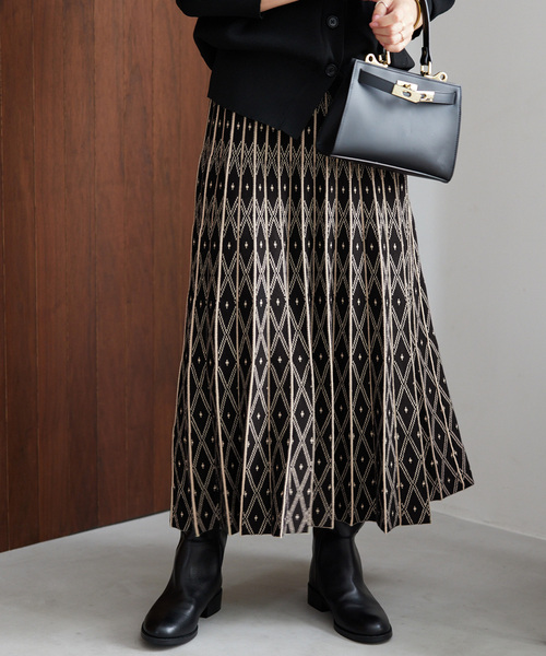 TORRAZZO DONNA】リバーシブルスカートダイヤ（スカート）｜Torrazzo