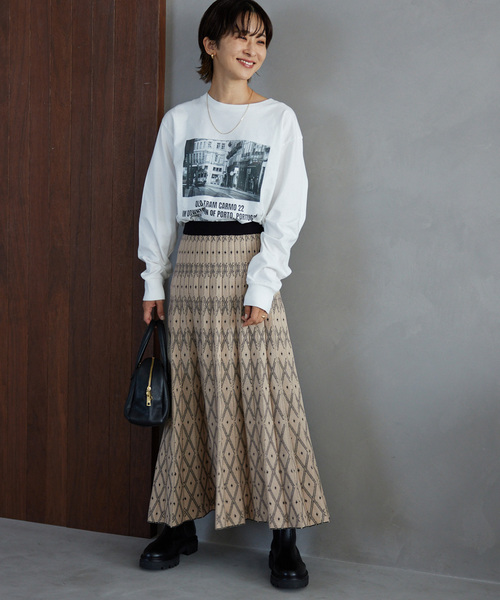 Torrazzo Donna（トラッゾドンナ）の「【TORRAZZO DONNA】リバーシブルスカートダイヤ（スカート・レディース・ブラック・FREE）」の10枚目の写真