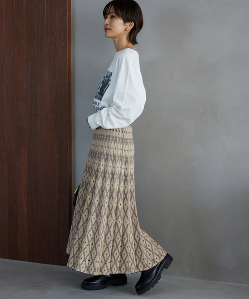 Torrazzo Donna（トラッゾドンナ）の「【TORRAZZO DONNA】リバーシブルスカートダイヤ（スカート・レディース・ブラック・FREE）」の11枚目の写真