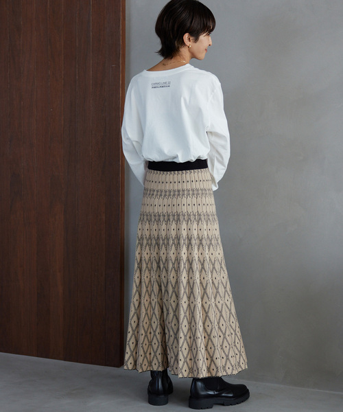 Torrazzo Donna（トラッゾドンナ）の「【TORRAZZO DONNA】リバーシブルスカートダイヤ（スカート・レディース・ブラック・FREE）」の12枚目の写真