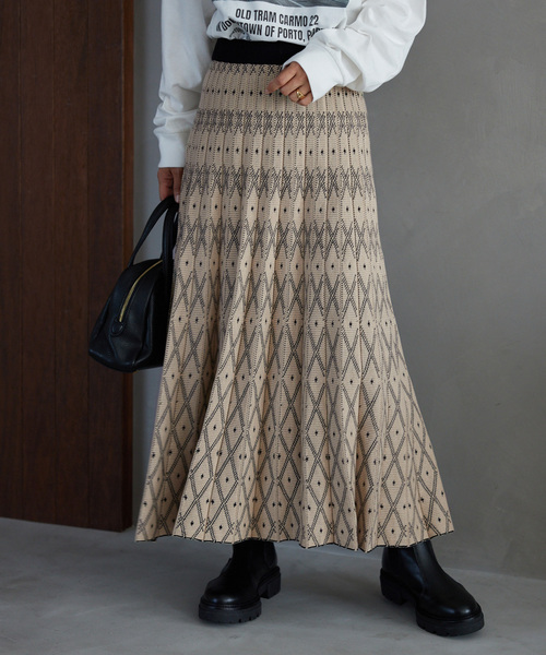 Torrazzo Donna（トラッゾドンナ）の「【TORRAZZO DONNA】リバーシブルスカートダイヤ（スカート・レディース・ブラック・FREE）」の13枚目の写真