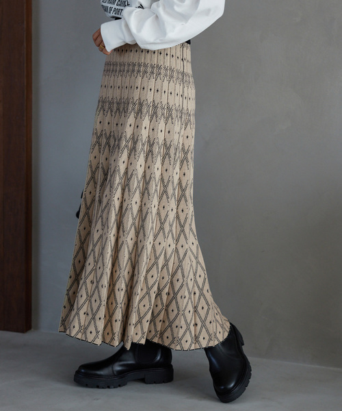 Torrazzo Donna（トラッゾドンナ）の「【TORRAZZO DONNA】リバーシブルスカートダイヤ（スカート・レディース・ブラック・FREE）」の15枚目の写真