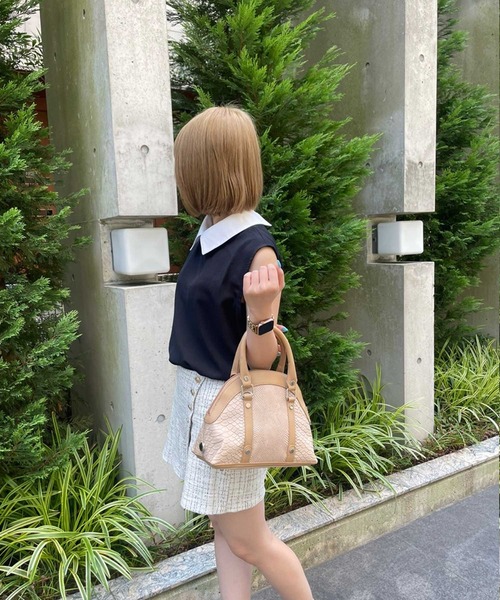 SPIGA(スピーガ)の「カタオシラウンドバッグ(ハンドバッグ・レディース・ベージュ・FREE)」の2枚目の写真