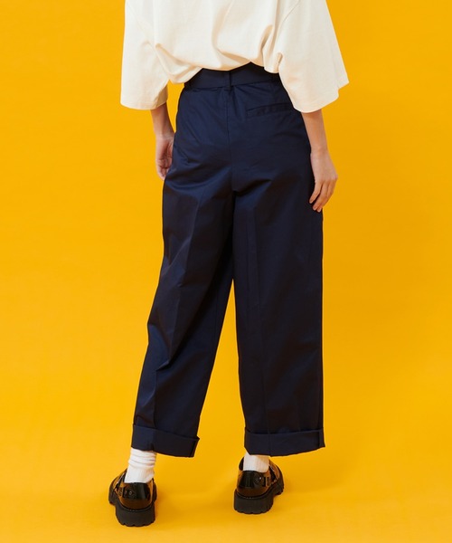 miumiu☆ストレート ウェルトポケット コットン チノパンツ MIUMIUミュウミュウ コットンチノパン - メルカリ