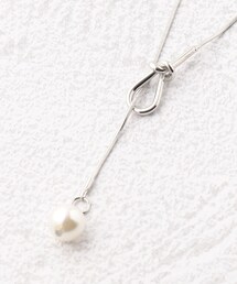 OPAQUE.CLIP | フェイクパールY字ネックレス(ネックレス)