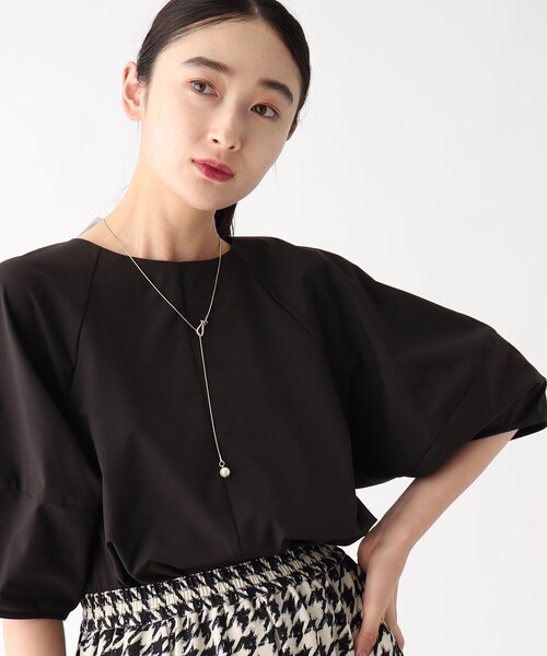 OPAQUE.CLIP（オペークドットクリップ）の「◆フェイクパールY字ネックレス（ネックレス・レディース・ゴールド/シルバー・00）」の5枚目の写真