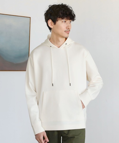 LIL VENDARS(リルヴェンダース)の「ヘビーウェイトダンボールポンチプルパーカー(パーカー・メンズ・グレー/ブラック/ホワイト/ブラウン/ワイン/チャコール/ベージュ/ネイビー・M/L/S/XL)」の2枚目の写真