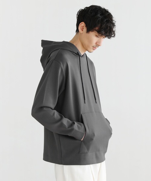 LIL VENDARS(リルヴェンダース)の「ヘビーウェイトダンボールポンチプルパーカー(パーカー・メンズ・グレー/ブラック/ホワイト/ブラウン/ワイン/チャコール/ベージュ/ネイビー・M/L/S/XL)」の4枚目の写真