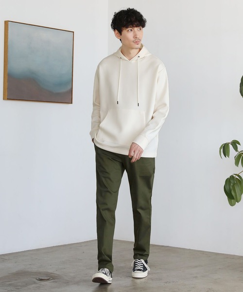 LIL VENDARS(リルヴェンダース)の「ヘビーウェイトダンボールポンチプルパーカー(パーカー・メンズ・グレー/ブラック/ホワイト/ブラウン/ワイン/チャコール/ベージュ/ネイビー・M/L/S/XL)」の9枚目の写真