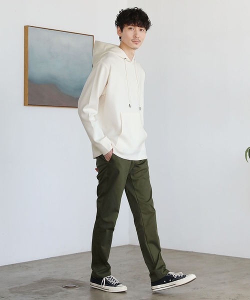 LIL VENDARS(リルヴェンダース)の「ヘビーウェイトダンボールポンチプルパーカー(パーカー・メンズ・グレー/ブラック/ホワイト/ブラウン/ワイン/チャコール/ベージュ/ネイビー・M/L/S/XL)」の10枚目の写真