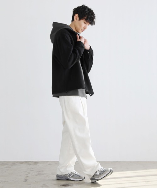 LIL VENDARS(リルヴェンダース)の「ヘビーウェイトダンボールポンチプルパーカー(パーカー・メンズ・グレー/ブラック/ホワイト/ブラウン/ワイン/チャコール/ベージュ/ネイビー・M/L/S/XL)」の15枚目の写真