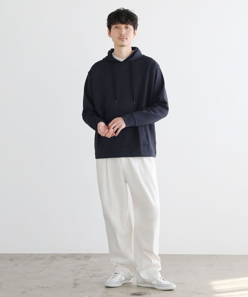 LIL VENDARS(リルヴェンダース)の「ヘビーウェイトダンボールポンチプルパーカー(パーカー・メンズ・グレー/ブラック/ホワイト/ブラウン/ワイン/チャコール/ベージュ/ネイビー・M/L/S/XL)」の22枚目の写真