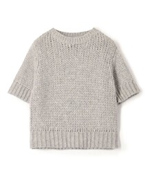 GALERIE VIE | バルキーアルパカ ハーフスリーブプルオーバー(ニット/セーター)