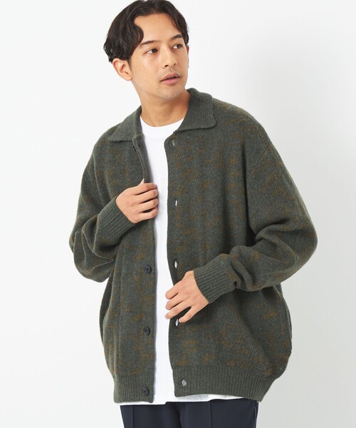 BoTT ポロカーディガン L グリーン/ライトグリーン BoTT ポロカーディガン L グリーン/ライトグリーン セットアップ可