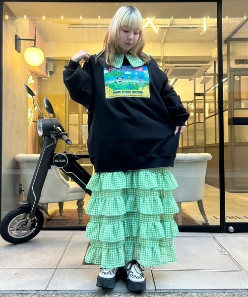 Candy Stripper トレーナー スウェット ワンピース Candy Stripper｜SOMEWHERE SWEAT ONE-PIECE | Rakuten Fashion