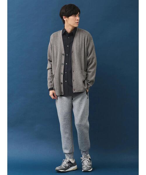 CRAFT STANDARD BOUTIQUE(クラフトスタンダードブティック)の「ブレンデッドヤーンVネックカーディガン(カーディガン/ボレロ・メンズ・ダークネイビー/ブラック/グレイッシュベージュ・L/M/XL)」の16枚目の写真