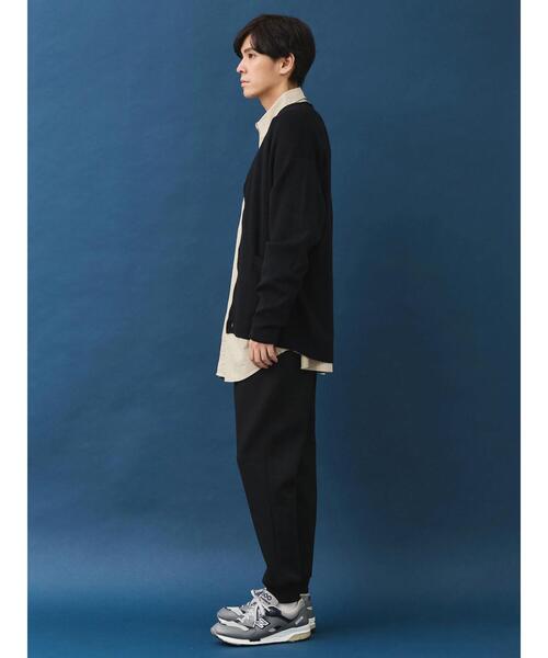 CRAFT STANDARD BOUTIQUE(クラフトスタンダードブティック)の「ブレンデッドヤーンVネックカーディガン(カーディガン/ボレロ・メンズ・ダークネイビー/ブラック/グレイッシュベージュ・L/M/XL)」の22枚目の写真