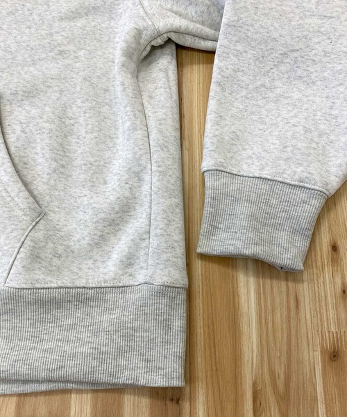 TopIsm（トップイズム）の「オーバーサイズ ヘビーウェイト裏起毛無地 スウェットジップアップパーカー（パーカー・メンズ・オートミール/ブラック/チャコールグレー/杢グレー・L/M/LL）」の13枚目の写真