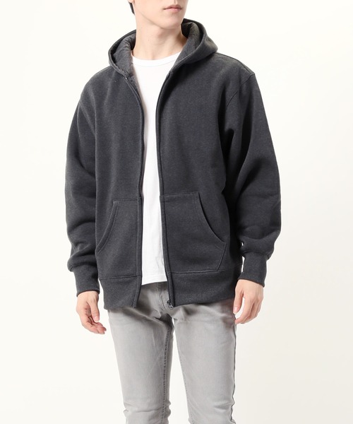 TopIsm（トップイズム）の「オーバーサイズ ヘビーウェイト裏起毛無地 スウェットジップアップパーカー（パーカー・メンズ・オートミール/ブラック/チャコールグレー/杢グレー・L/M/LL）」の21枚目の写真