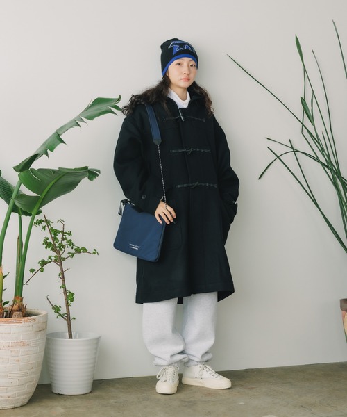 FIDELITY（フィデリティ）の「FIDELITY/フィデリティ MELTON_HOOD DUFFLE-COAT ダッフルコート（ダッフルコート・メンズ・ブラック・L/M）」の3枚目の写真