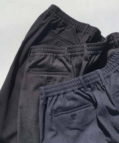 【通勤/洗濯機で洗える】デニムライク裏起毛セミルーズパンツ(SET UP可）（デニムパンツ）｜a.v.v（アーヴェヴェ） 6,011円