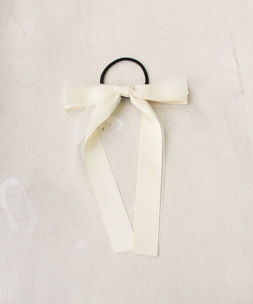 リボンヘアゴム♡カノンリボン～long～♡スカーフリボン♡ハンドメイド