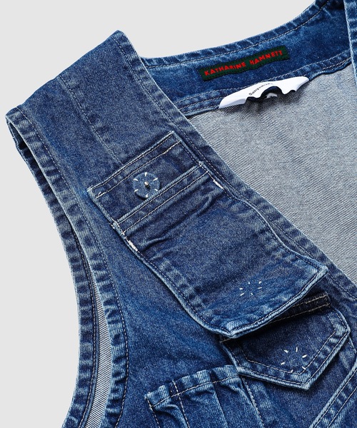 SASQUATCHfabrix.（サスクワァッチファブリックス）の「“KATHARINE HAMNETT” DENIM VEST（ベスト・メンズ・インディゴブルー・L）」の11枚目の写真