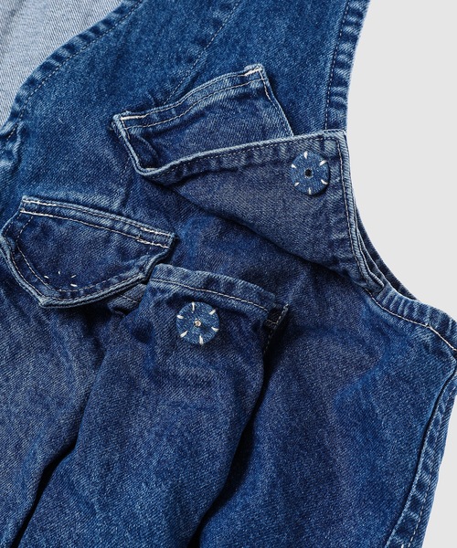 SASQUATCHfabrix.（サスクワァッチファブリックス）の「“KATHARINE HAMNETT” DENIM VEST（ベスト・メンズ・インディゴブルー・L）」の4枚目の写真