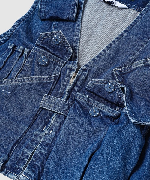 SASQUATCHfabrix.（サスクワァッチファブリックス）の「“KATHARINE HAMNETT” DENIM VEST（ベスト・メンズ・インディゴブルー・L）」の12枚目の写真