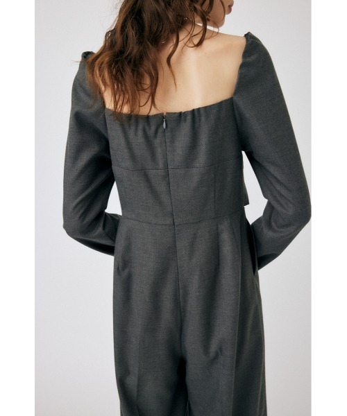 MOUSSY（マウジー）の「LAYERED オールインワン（つなぎ/オールインワン・レディース・杢グレー/ブラック・1/2）」の11枚目の写真