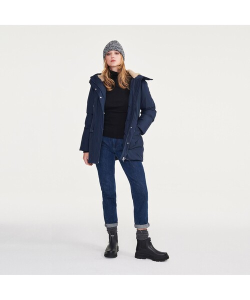 【セール】透湿防水 DUPONT SORONA中綿 インサレーションフーデッドジャケット / パファージャケット（ダウンジャケット/コート）｜AIGLE（エーグル）