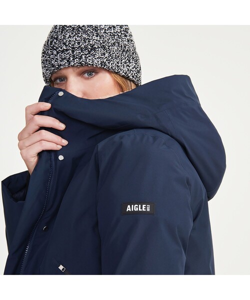 【セール】透湿防水 DUPONT SORONA中綿 インサレーションフーデッドジャケット / パファージャケット（ダウンジャケット/コート）｜AIGLE（エーグル）