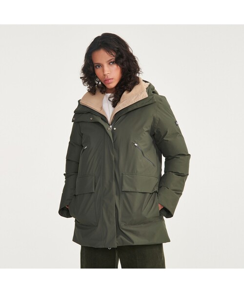 【セール】透湿防水 DUPONT SORONA中綿 インサレーションフーデッドジャケット / パファージャケット（ダウンジャケット/コート）｜AIGLE（エーグル）