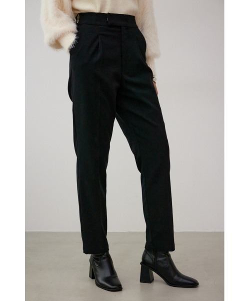 AZUL by moussy(アズールバイマウジー)の「B-HEATヴィーナステーパードパンツ(スラックス・レディース・カーキ/ブラック/ブルー/イエロー系その他/グレー・LARGE/SMALL/MEDIUM)」の6枚目の写真