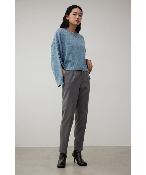 AZUL by moussy(アズールバイマウジー)の「B-HEATヴィーナステーパードパンツ(スラックス・レディース・カーキ/ブラック/ブルー/イエロー系その他/グレー・LARGE/SMALL/MEDIUM)」の17枚目の写真