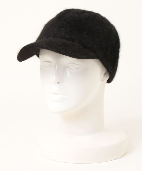 Fun & Daily（ファンアンドデイリー）の「F&D : ファーベースボールキャップ（キャップ・レディース・ブラック/グレー/ホワイト・FREE）」の2枚目の写真