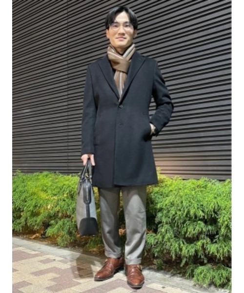 Perfect Suit FActory（パーフェクトスーツファクトリー）の「ラッセルマフラー　V.FRAAS　マルチストライプ　ブラック/グレー/ブラウン（マフラー・メンズ・ブラック/ブラウン/グレー・FREE）」の16枚目の写真