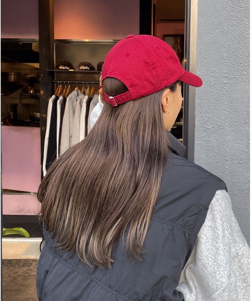 CANAL JEAN（キャナルジーン）の「smileyranna × THE BEST CAFE "Creative club"ロゴCAP（キャップ・レディース・レッド・ONE SIZE）」の3枚目の写真