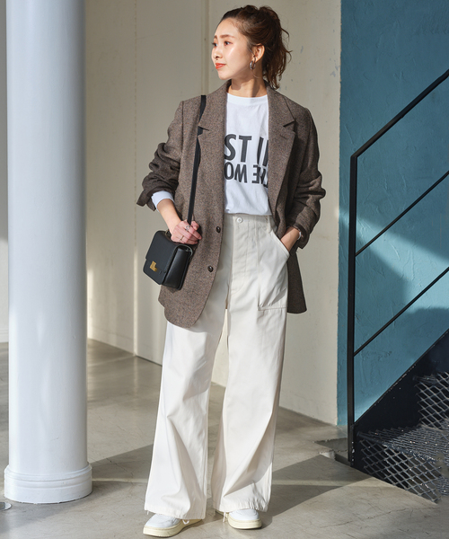 完売品・美品☆スピックアンドスパン シェットランドツイードオーバージャケット セール】シェットランドツイードオーバージャケット（テーラード