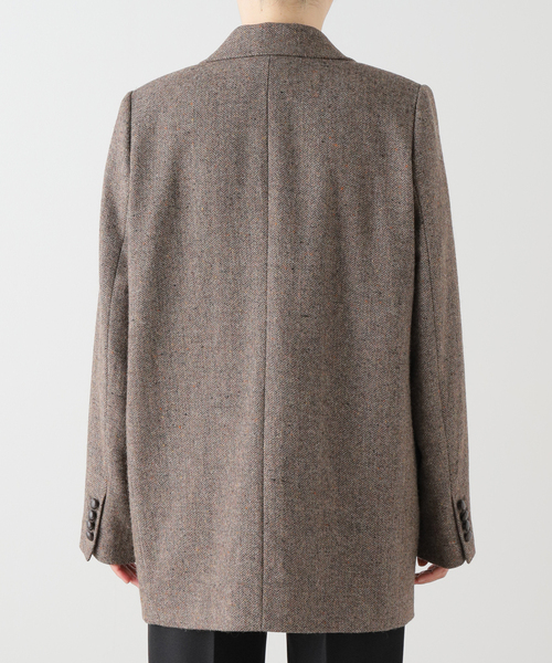 セール】シェットランドツイードオーバージャケット（テーラード