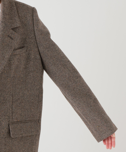 セール】シェットランドツイードオーバージャケット（テーラード