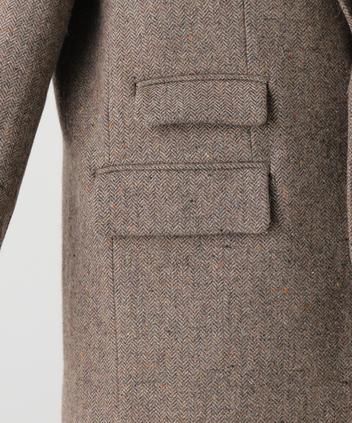 完売品・美品☆スピックアンドスパン シェットランドツイードオーバージャケット セール】シェットランドツイードオーバージャケット（テーラード