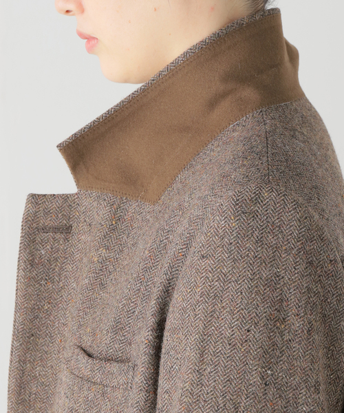 セール】シェットランドツイードオーバージャケット（テーラード