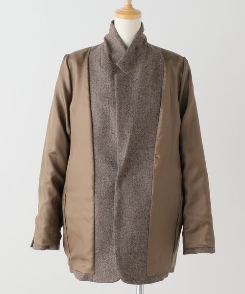 セール】シェットランドツイードオーバージャケット（テーラード