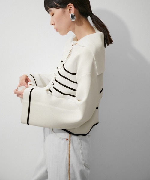 ADAM ET ROPE'（アダムエロペ）の「ミラノリブニットプルオーバー