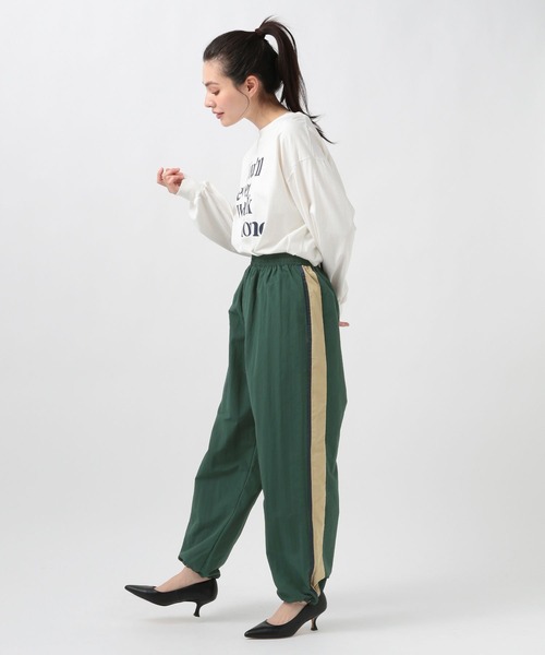 BAYFLOW（ベイフロー）の「ハイショクラインパンツ（その他パンツ・レディース・ブラック/ベージュ/グリーン・SMALL/MEDIUM）」の4枚目の写真