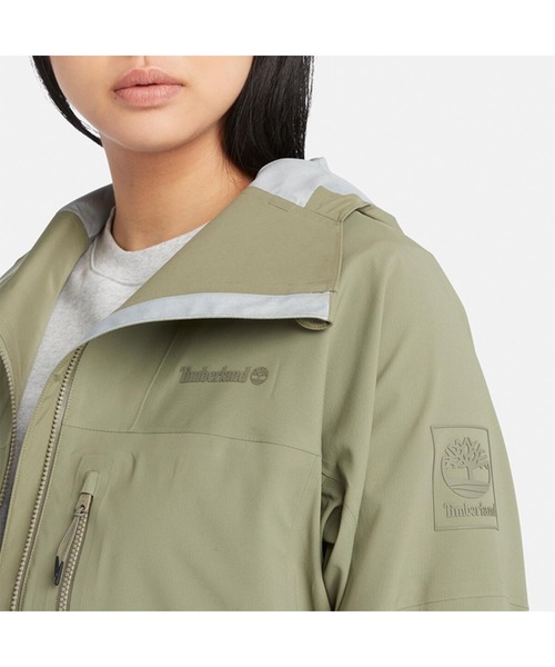Timberland（ティンバーランド）の「レディース キャップス リッジ モビ フレックス テック 3 レイヤー ウォータープルーフ ジャケット（防水）（その他アウター・レディース・グリーン/ブラック・X-LARGE/SMALL/MEDIUM/LARGE）」の9枚目の写真
